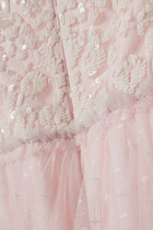 فستان ليلي بيل بصدرية مزينة